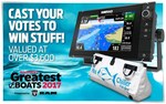 Win a Simrad NSS9 Evo2 Navigation System Worth $2,999 or 1 of 4 Blue Bottle Fishing Chiller Bags from Trade Boats