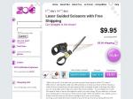 Laser Guided Scissors with Free Shipping for $9.95