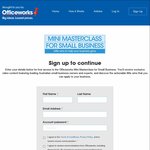 Mini Masterclass for Small Business (Free Online Course) @ Officeworks