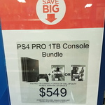 PS4 Pro 1TB with COD Infinite Warfare OR Mafia III - $549 @ Big W