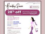 20% off purchases during February + $20 gift voucher when you spend over $80*