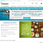 Vitacost 12% off Sitewide, $5 Shipping to AU (up to 3.6lb) Orders > $55 USD, BOGO Half Price on Vitacost Branded Supps