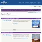 Lonely Planet: 33% off Print Guides, eBooks and PDF Chapters