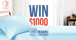 Win 1 of 120 Empyrean & Nestl Bedding Sheets (lucky draw) or $1000 (submit photo) from The Comfort Zone (purchase optional)