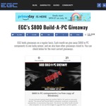 Win $800USD in Computer Parts from Elite Gaming Computers
