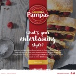 Win 1 of 4 Pampas Prize Packs (Contains a $500 Woolworths Gift Voucher + a Copy of The 'Pies, Tarts and Pastries' Cook Book)
