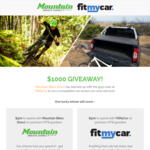 Win a Prize Pack Worth $1,000 (Includes $500 to Spend with Mountain Bikes Direct + $500 to Spend with FitMyCar)