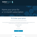 Pay What You Want for 12 Month's Subscription of Switzer Investment Report