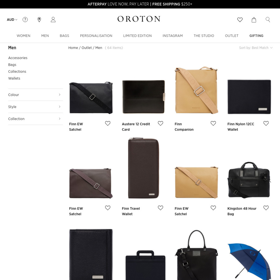 Oroton Outlet 5070 off Administration Sale OzBargain