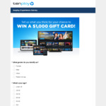 Win a $1,000 VISA Gift Card from Network Ten