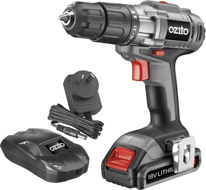 Ozito 18V Li Ion Hammer Drill Kit 59 was 75 Bunnings