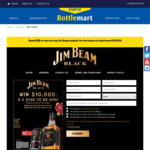 Win 1 of 3 $10,000 Cash Prizes +/- 1 of 150 $100 EFTPOS Cards from Beam Suntory [Purchase Jim Beam]