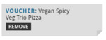 Vegan Pizza @ Domino's