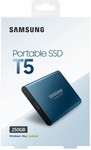 Samsung T5 USB3.1 Type-C 250GB Portable SSD - Blue $99 @ Harvey Norman / JB Hi-Fi / Officeworks