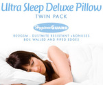 [Sold Out] The Ultrasleep Deluxe Pillow Twin Pack + 3 Bonuses! $19.95 + $8.95 Shipping