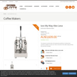 Izzo My Way Alex Leva Coffee Machine $3594 + Shipping (Normally $5000) at New Caffe Italia (Ignore Post)