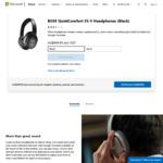 Bose QuietComfort 35 II $399.96 (20% off) @ Microsoft