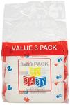 Go Baby Wipes 3x 80 Pack $2.49 (Save $3.50) @ Chemist Warehouse
