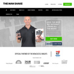 20% off All Man Shake Products + Free Shipping over $70 @ The Man Shake - Black Friday Sale