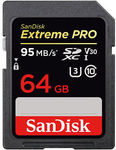 SanDisk Extreme Pro 64GB 95MB/S SD Memory Card $29.95 Delivered @ Ozbargainhunter2012 eBay
