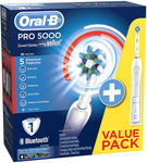 Oral-B PRO 5000 Electric Toothbrush 2 Handle Pack - $159.95 + Shipping @ Smooth Sales