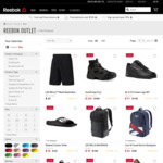 Up to 40% off + Extra 15% off Code @ Reebok Outlet