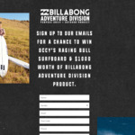 Win Occy’s Raging Bull Surfboard & Billabong Adventure Division Products Worth $2,000 from Billabong