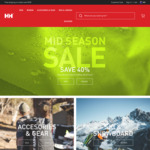 Helly Hansen Mid Season Sale - 40% off Select Styles, Free Shipping for Orders over $100