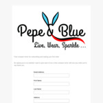 Win a Large Travel Makeup Bag Worth $45 from Pepe and Blue