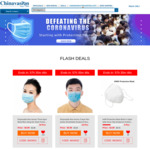 Two Styles of Disposable Non-Woven Three-Layer Mask $1.41 Each Delivered @ Chinavasion