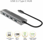 4-Port USB Hub $21.99/Hard Disk Case $9.99 Delivery ($0 with Prime/ $39+) @ Wavlink Amazon AU