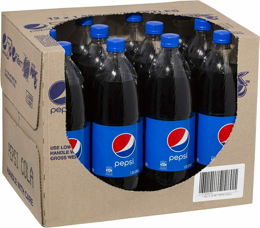 Pepsi Soft Drink, 12 x 1.25L $13.20 + Delivery ($0 with Prime/ $39