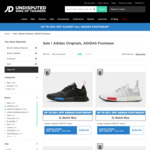 Up to 50% off Adidas Footwear: Triple Black Ultaboost $160, NMDs $120 @ JD Sports
