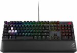 Asus ROG Strix Scope Deluxe RGB Mechanical Gaming Keyboard (Cherry MX Blue Switches) - $178.44 Delivered @ Amazon AU