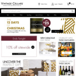 10% off Sitewide (Stacks with Other Deals Gins 28% off etc) @ Vintage Cellars