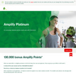St George Amplify Platinum: 130,000 Amplify Points, $3000 Spend in 90 Days, $49 First Year Fee (Save $50)