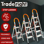 [eBay Plus, Afterpay] 4 Step Ladder Multi-Purpose Folding Aluminum Lightweight Non Slip  $67.49 Delivered @ Sello eBay