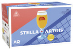 Stella Artois Bottle (Locally Brewed) 24x 330ml $47 @ Coles