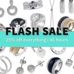 25% off 925 Sterling Silver Jewellery + $9 Delivery ($0 with $150 Order) @ Bellagio and Co