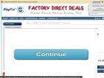 Factory Direct Deals 25% off Clearance Sale!