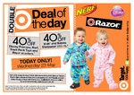 40% off Kid's & Babies Sleepwear (000-16) Valid 23/05 Target and Target Online