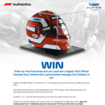 Win a Signed 2022 Official Licensed Esteban Ocon F1 Helmet with a Personalised Message from F1 Authentics