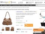 $229 Double Handle Leather Handbag ($70 off). Free Ship. Free Return
