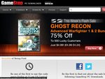  Tom Clancy's Ghost Recon Advanced Warfighter® Bundle (1 & 2) FOR $6.25 AUD FIRST 500 ONLY