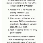 Myer One Members: Bonus $10 eVoucher with $x Minimum Spend (Activation Link Required, Terms Vary) @ MYER