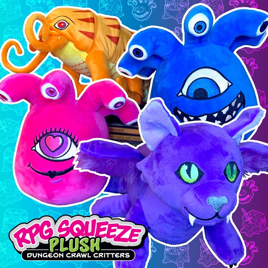 Win 4 RPG Squeeze Plushies from Creaturecuration - OzBargain Competitions