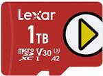 Lexar Play 1TB microSDXC V30 UHS-I Memory Card $107.73 Delivered @ Amazon US via AU