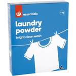 Essentials Top & Front Loader Laundry Powder 4kg $2 (1/2 Price) @ Woolworths