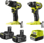 [OOS] Ryobi 18V ONE+ HP Brushless Compact 2-Piece Kit $202.30 (RRP $349) + Delivery ($0 C&C/ in-Store) @ Bunnings
