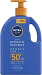 [Prime] NIVEA Sun Protect and Moisture Sunscreen SPF50+ 1 Litre Pump $15.99 (or $14.39 with S&S) Delivered @ Amazon Au